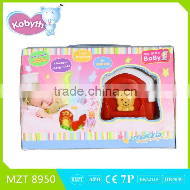 new funny 4 inch lovely doll and story box with English IC including story,music,knowledge