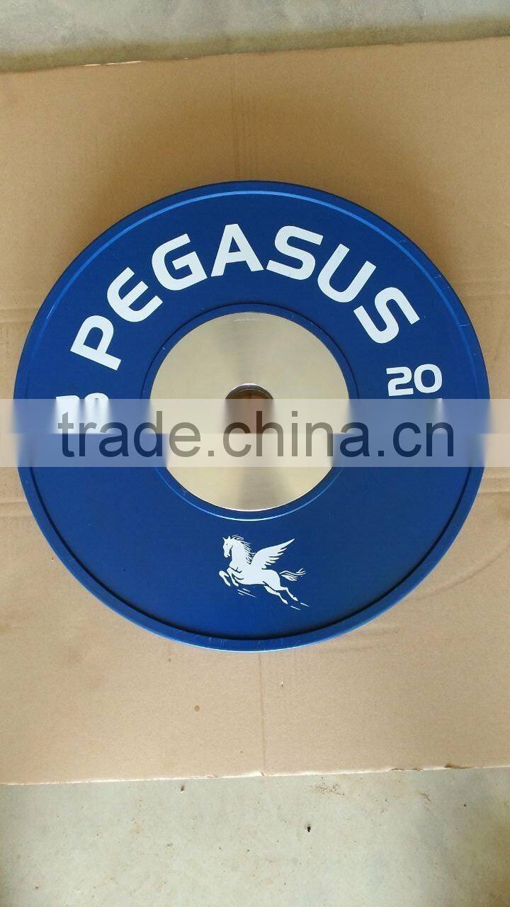 Crossfit 15kg yellow competition bumper plates
