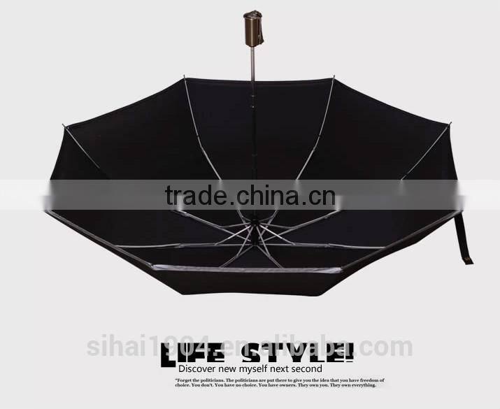 golden inflatable umbrella windproof function