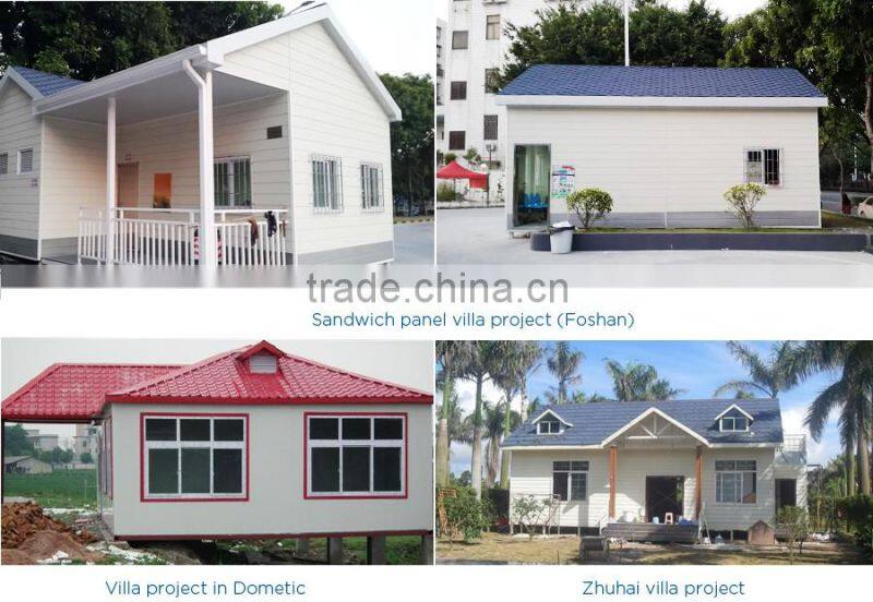 Colorful prefabricated Villas