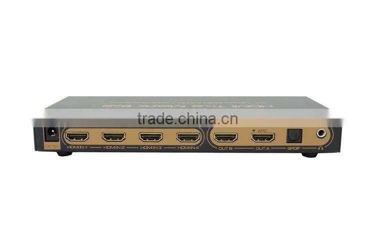 LINK-MI LM-HD602 6x2 HDMI Matrix Switch Support ARC, PIP Function