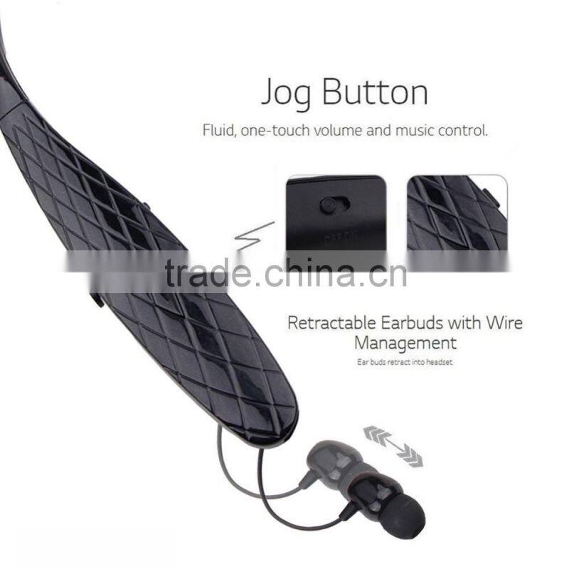 Headset with Mic Stereo Neckband Hand-free Wireless Sports Earphone