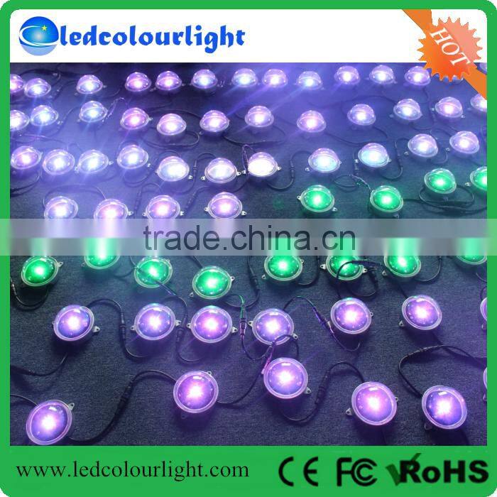 100mm smd5050 rgb dmx led pixel point light pixel christmas lights