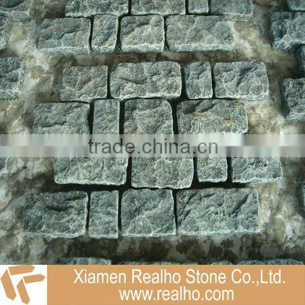 yellow granite paving stone