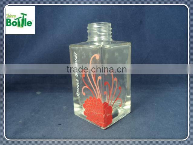 120ml square glass bottle/aroma reed diffuser