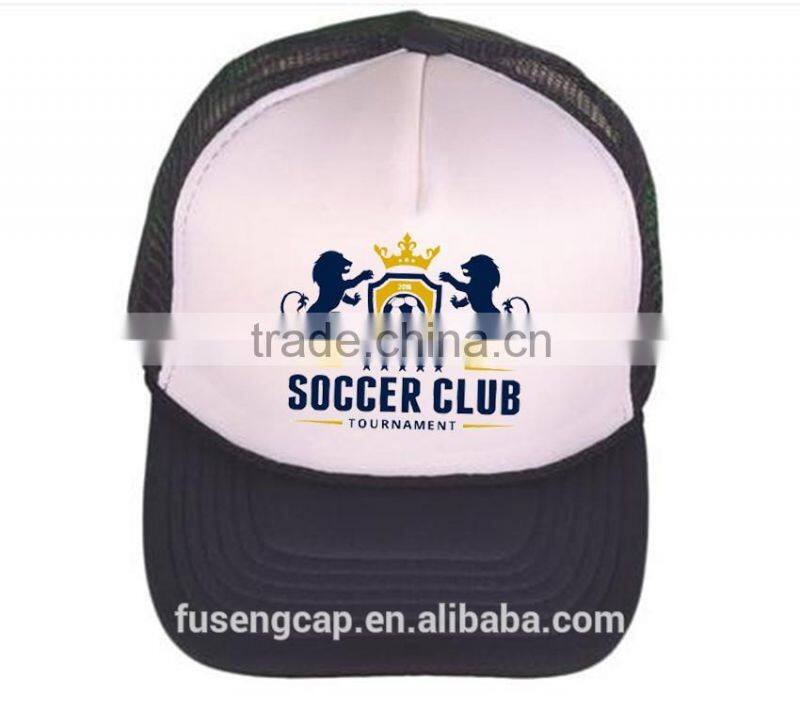 hot popular printed mesh caps/soccer pretty baseball caps