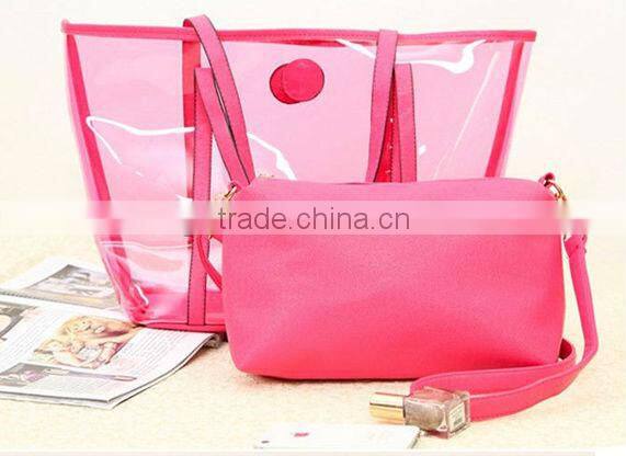 Clear plastic carry bags
