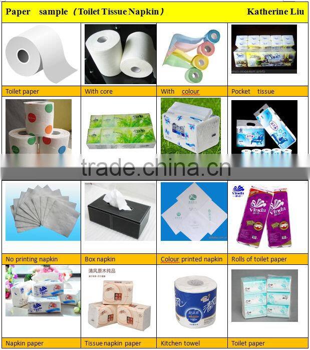 China paper factory produce economic napkin machine with converting