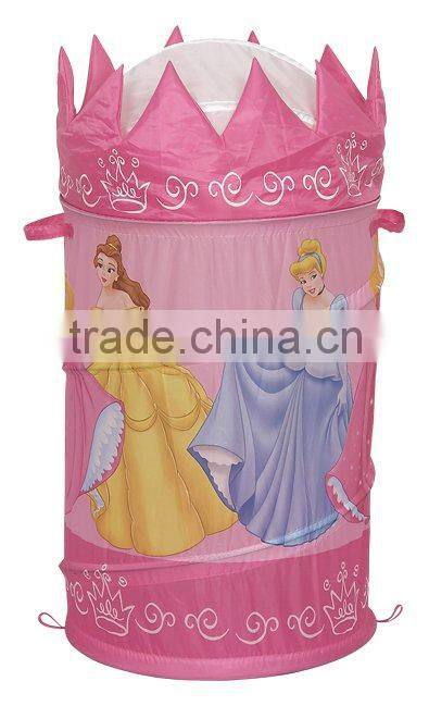 Pop up Eco-friendly pink storage hamper Laundry basket