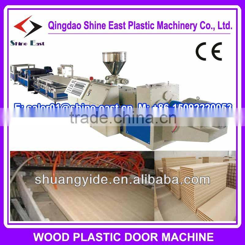 Good quality!Wood plastic machine/profile extrusion line/pvc profile door making machine