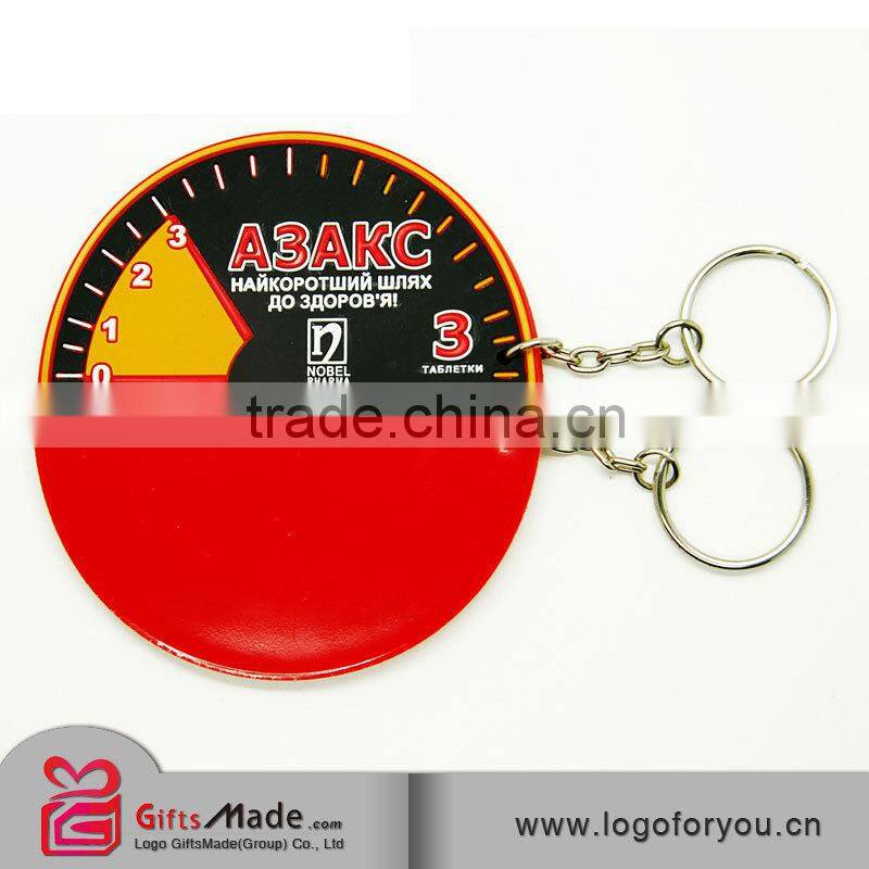 trade assurance supplier 3D rubber custom keyring