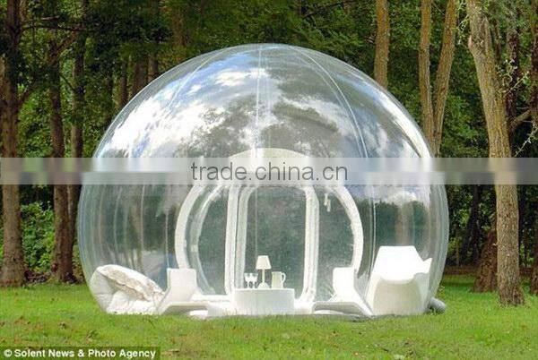 Beautiful customized clear inflatable tent