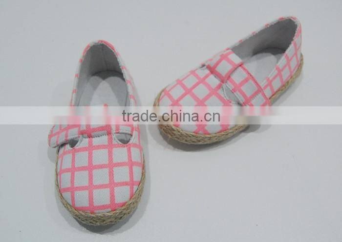 2016 baby canvas shoes girls espadrilles cheap wholesale cute jute sole shoes