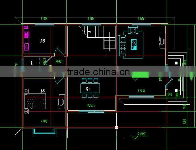 china cheap prefab villa