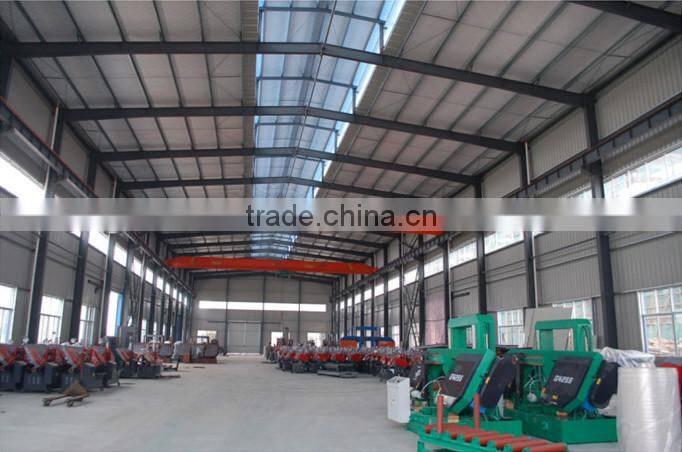 Semi automatic metal cutting band saw machine