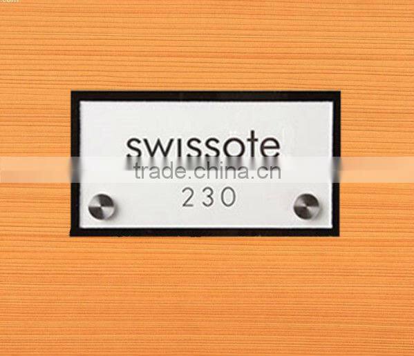 Custom Door Sign in Black Offers Personalized Solution