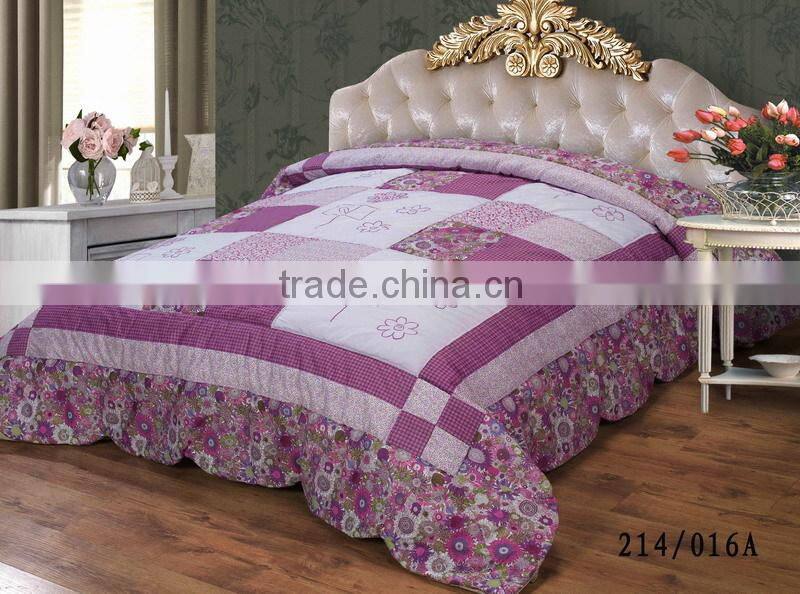 Quilted Patchwork Bedspread Only