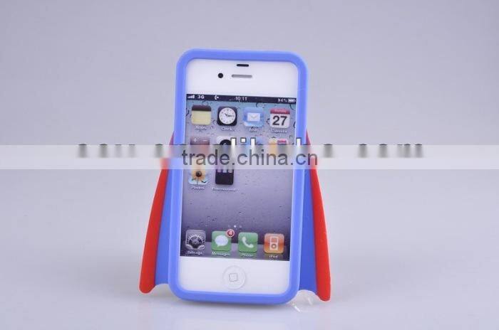 Superman's Cloak Design Armor Case for Iphone5 5s 5cprotector Carrying Case ( for iphone5c red)