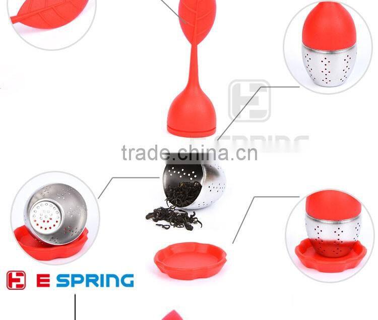 2016 Teapot Sweet Leaf Tea Infuser best Silicone Tea Strainer
