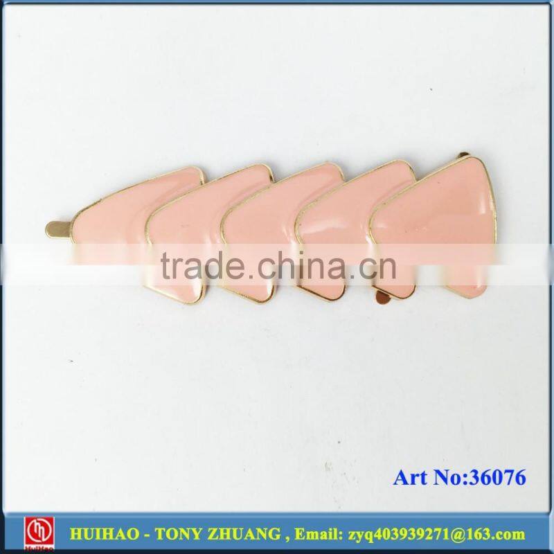 heart shaped metal shoe clips for high heel 35690