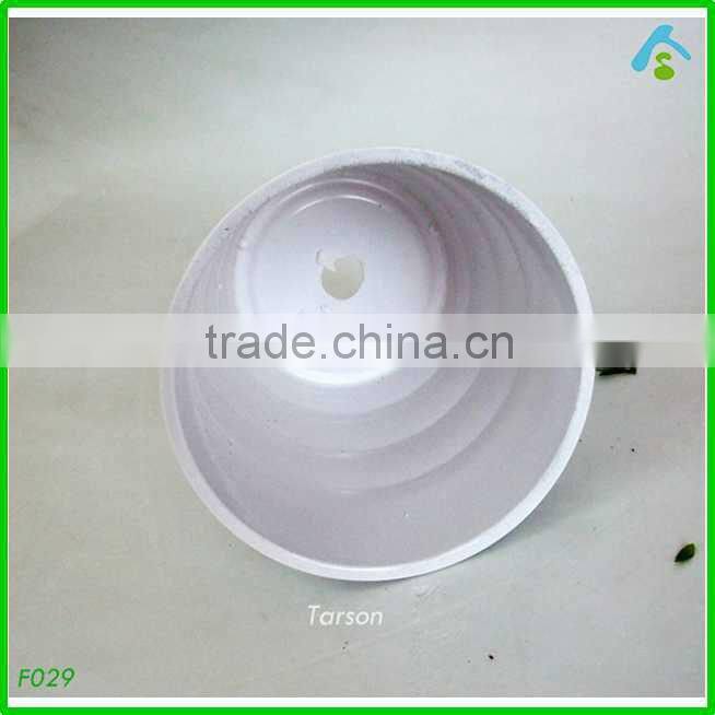 white balcony pot , white plant pots