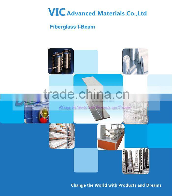 Fiberglass I-Beam,light weight,high strength,professional manufacturer