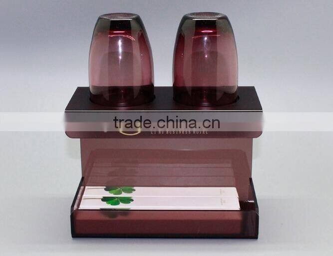 acrylic rest room display holder