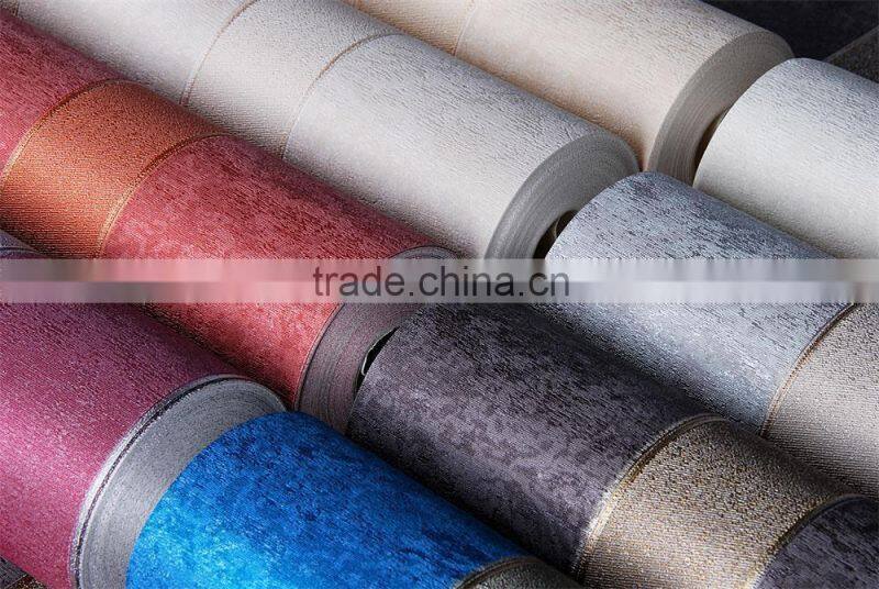 italian design lether effect deep embossed wallpaper with high quality