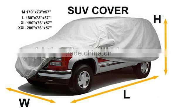2014 hot selling polyester foldable car cover