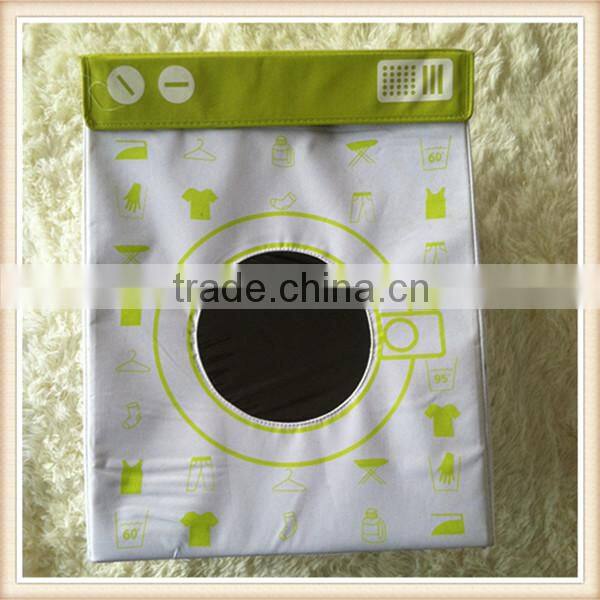 Washing machine style storage box