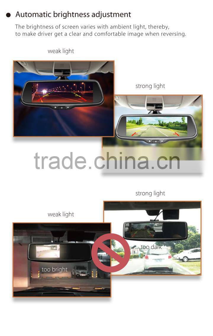 Germid Smart Rearview Mirror with Player and Wifi Mirror Link function