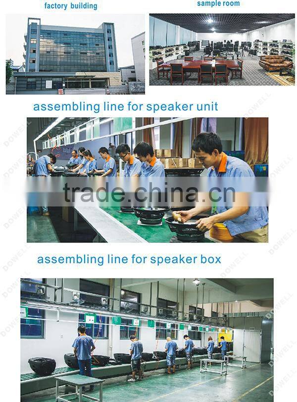 wooden 18'' audio vibration subwoofer