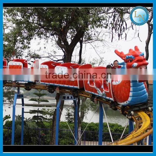 Outdoor playground park train ride amusement mini roller coaster