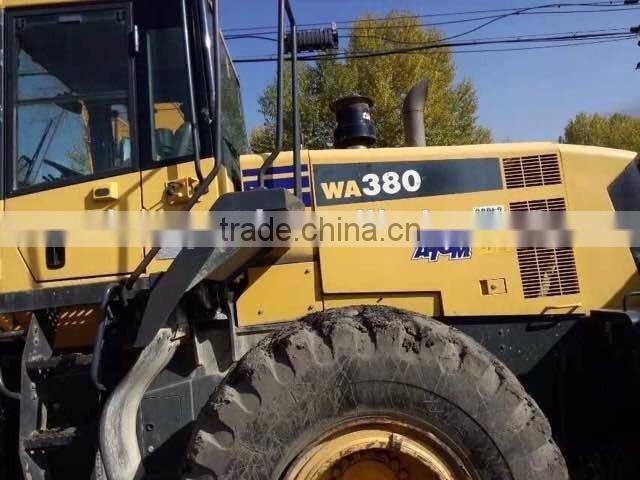 Used Japan wheel loader WA380-6 for sale