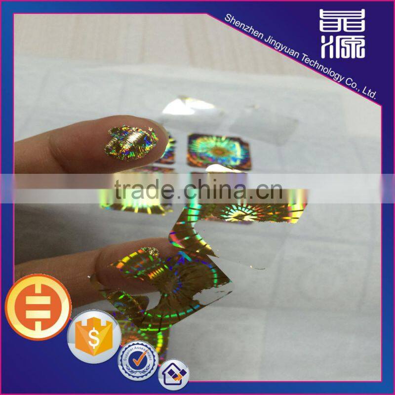 factory supply top quality honeycomb pattern adhesive stickers