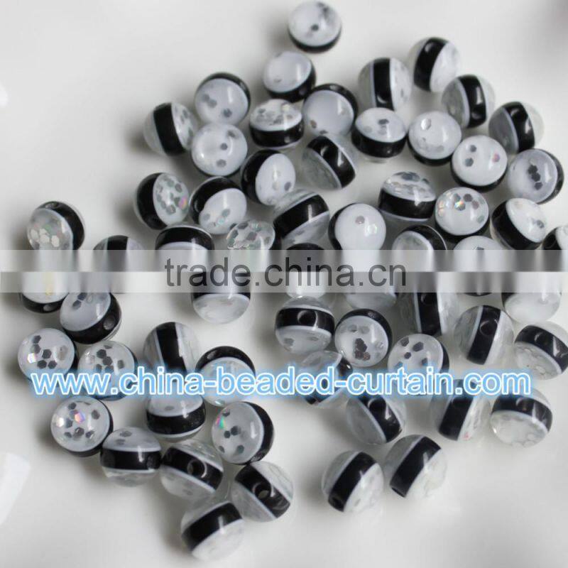 Hot Selling Charming 8MM Transparent Acrylic Loose Spacer Resin Beads Online Wholesale Craft DIY