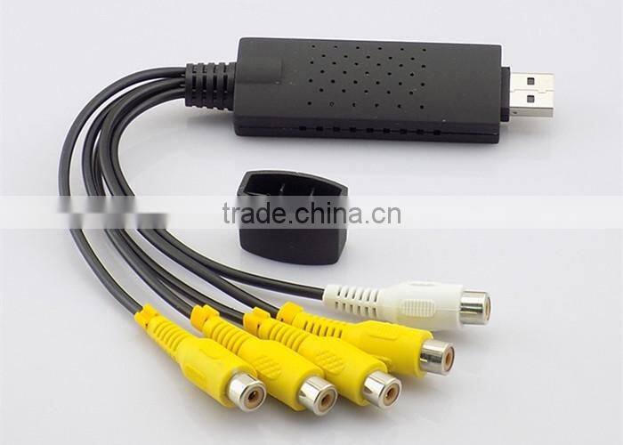 4CH USB 2.0 Video Capture Adapter DVR Card Easier Cap Card Audio AV Video Converter Capture Card Support Window XP/Vista/Win7