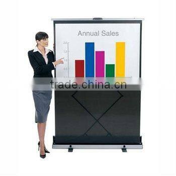 VICTORY portable pull-down floor screen