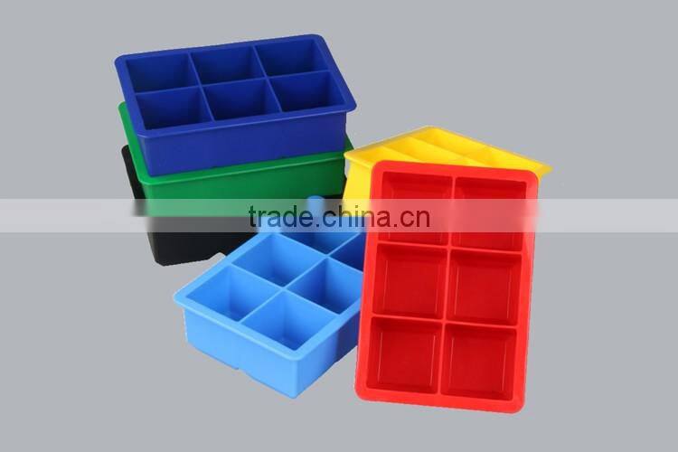 summer promotion silicone ice cube tray,popular perfect king square silicone ice cube tray,fridge promotion gift ice cube tray