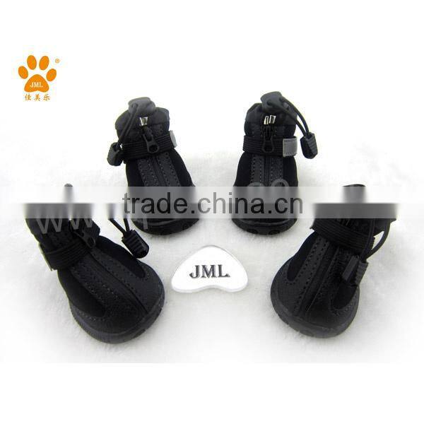 JML new design waterproof pet rainboots with rubber sole