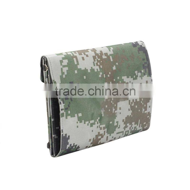 15W Solar Panel Charger with Dual USB Port ,Foldable solar mobile charger