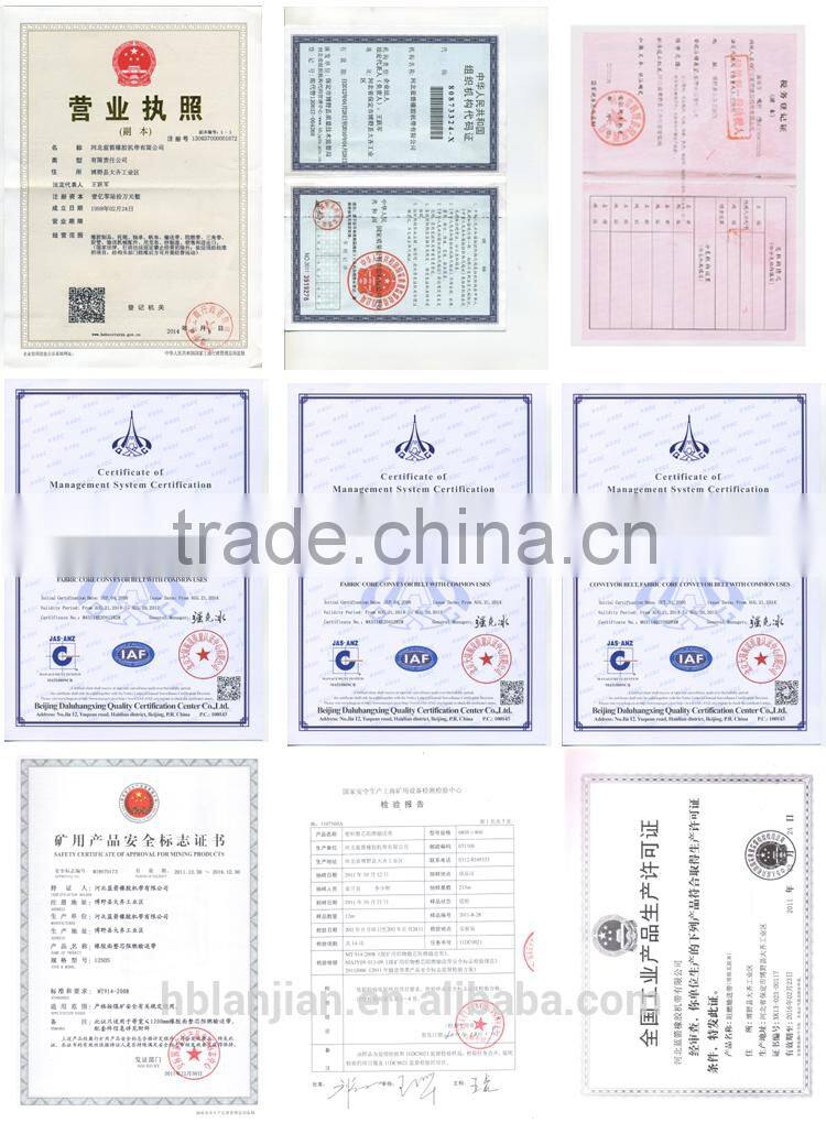 material conveying machine corrugated sidewall with cleat conveyor belt