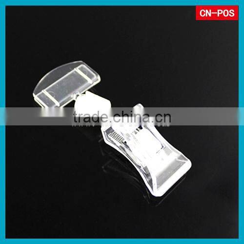display pop clip sign holder for showing paper