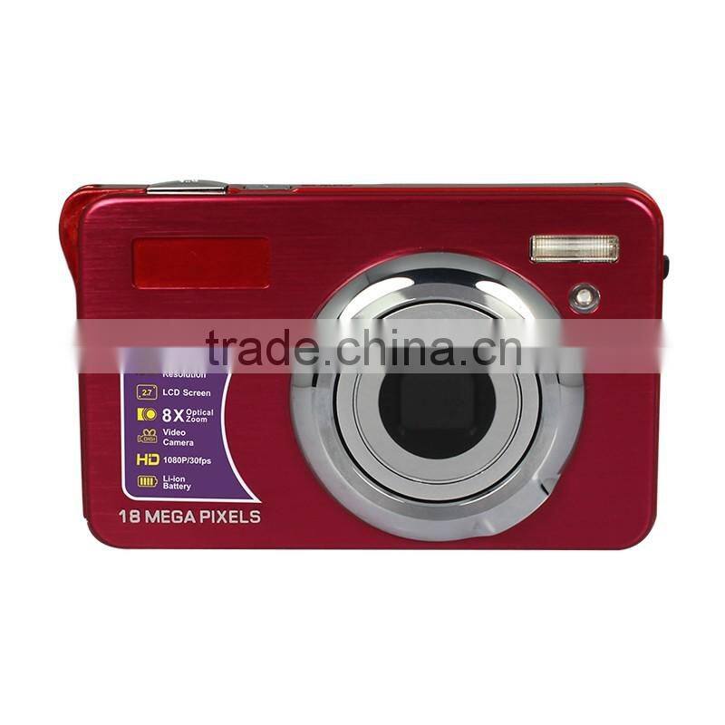 Hot 18 Megapixels 8x optical zoom compact professional digital camera market