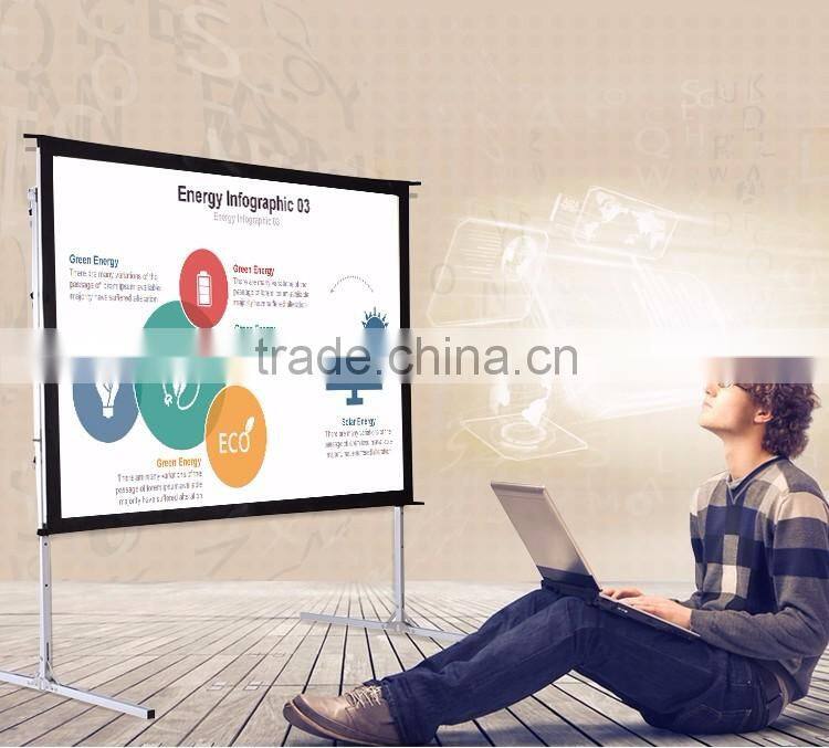 Outdoor Use fast folding projector screen 300 inches Projector Screen
