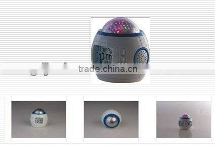 Starry Sky Projection led Music desktop Digital Alarm Clock
