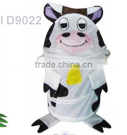 Round pup up Hamper kid toys storage cartoon elephant