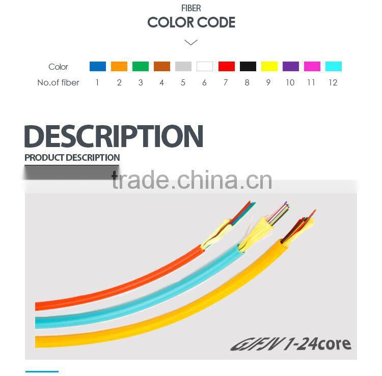 Cheap fiber optic g.652 cable FTTH Cable (GYXTPY ) 6 core fiber optic cable