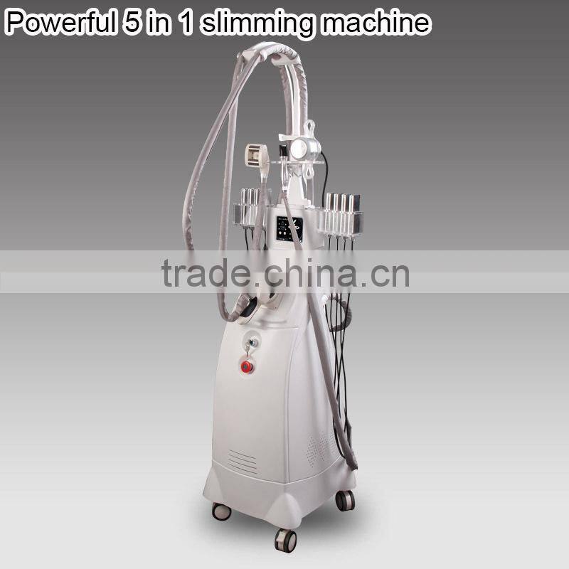 Vacuum roller machine Fast cellulite removal/5 in 1 EMS infrared slimming machine