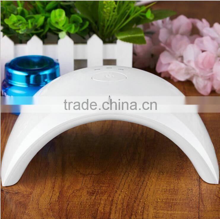 2016 newest best selling double light source 365+405nm hand sensor 24W sunuv led nail lamp